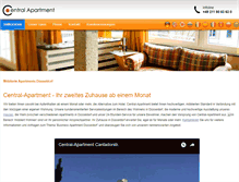 Tablet Screenshot of central-apartment.com